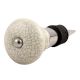 Cream And Black Crackle Ceramic Wine Stopper
